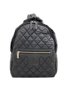 Chanel Coco Cocoon Silver Backpack Nylon